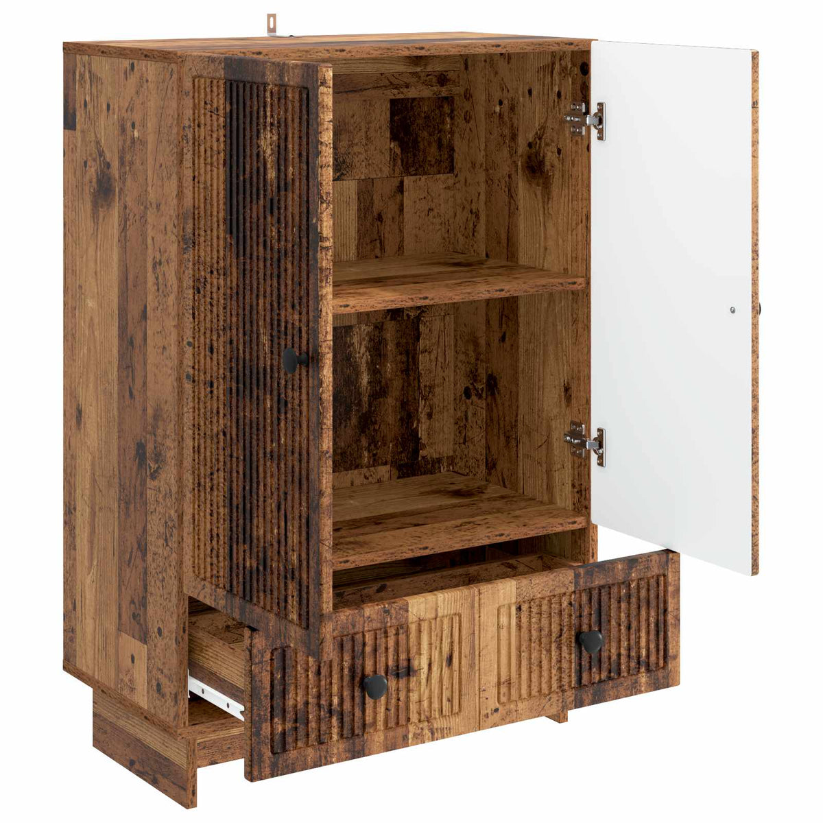 Sideboard Gammelt træ 66 x 34,5 x 95 cm Konstrueret træ