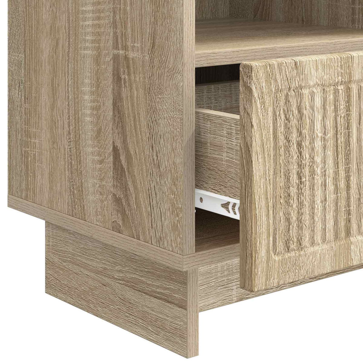 TV-skab med skuffe Sonoma-eg 102 x 34,5 x 50 cm Konstrueret træ