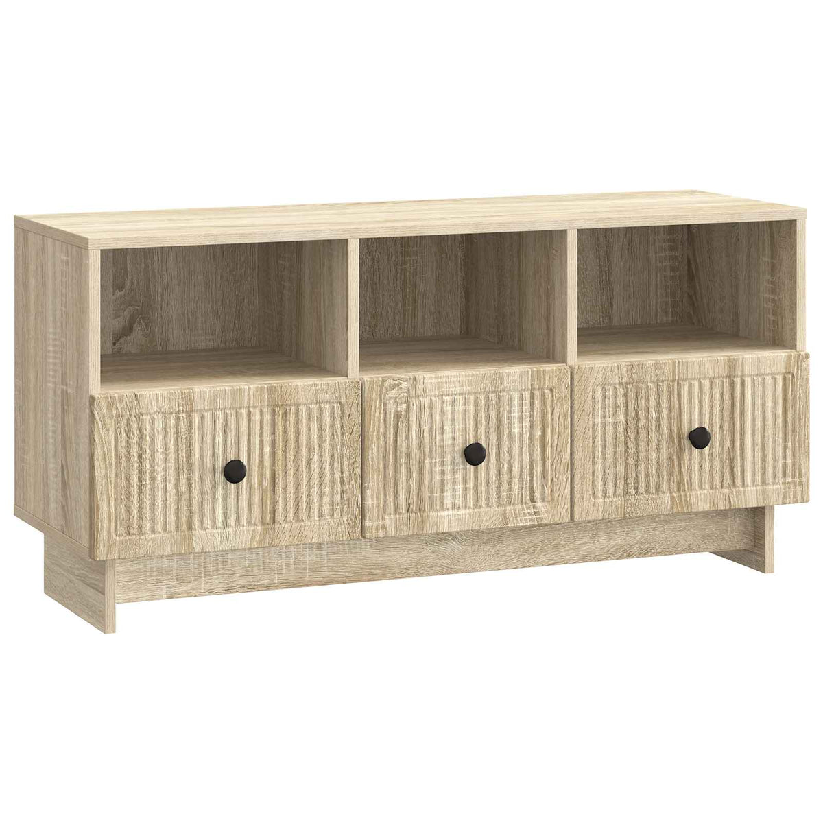TV-skab med skuffe Sonoma-eg 102 x 34,5 x 50 cm Konstrueret træ
