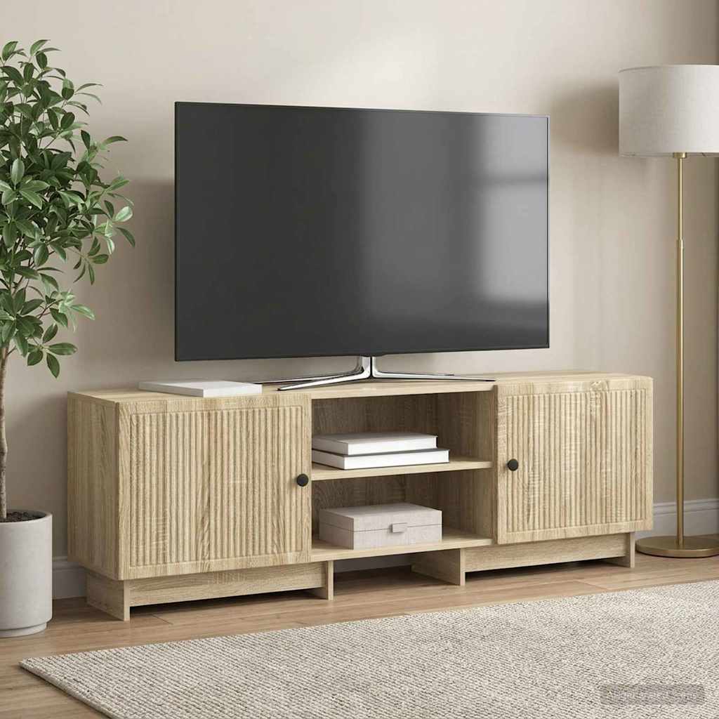 TV-skab 150 x 31 x 50 cm Sonoma-eg Konstrueret træ