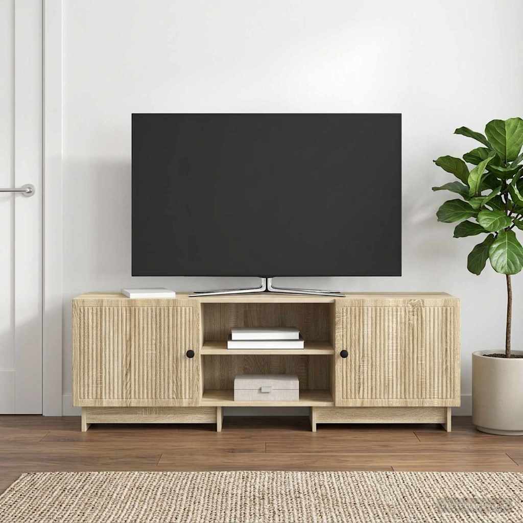 TV-skab 150 x 31 x 50 cm Sonoma-eg Konstrueret træ