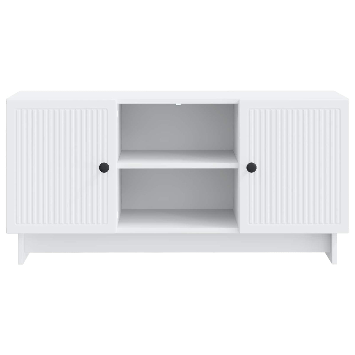 TV-skab 102 x 34,5 x 50 cm Hvid Konstrueret træ