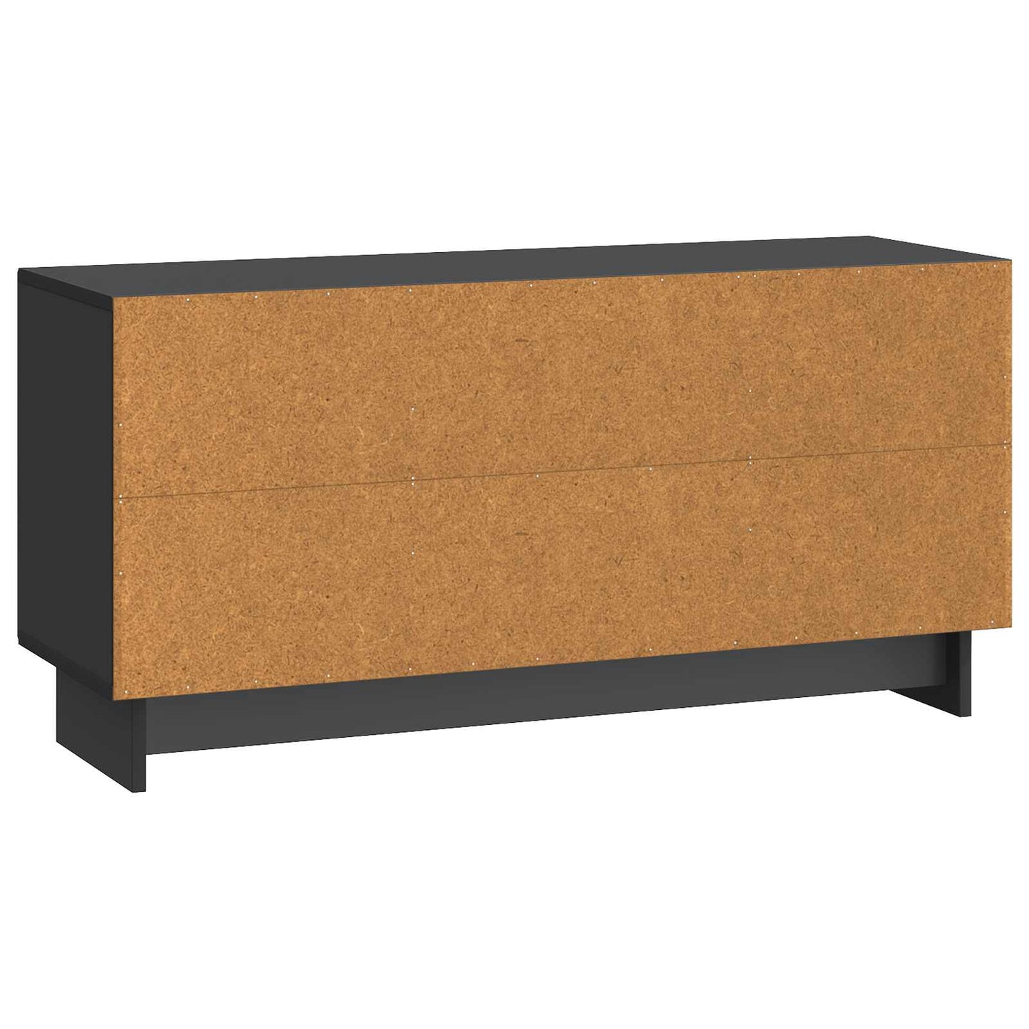 TV-skab 102 x 34,5 x 50 cm Sort Konstrueret træ