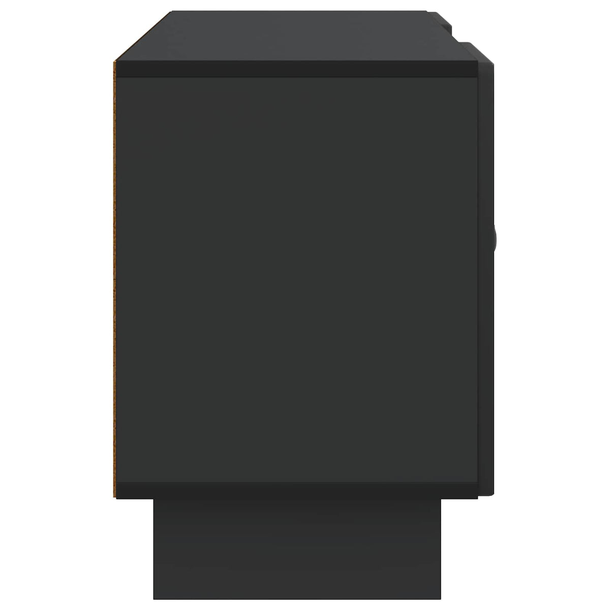 TV-skab 102 x 34,5 x 50 cm Sort Konstrueret træ