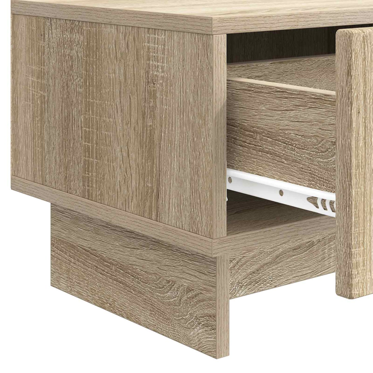 TV-skab 147 x 34,5 x 30 cm Sonoma-eg Konstrueret træ