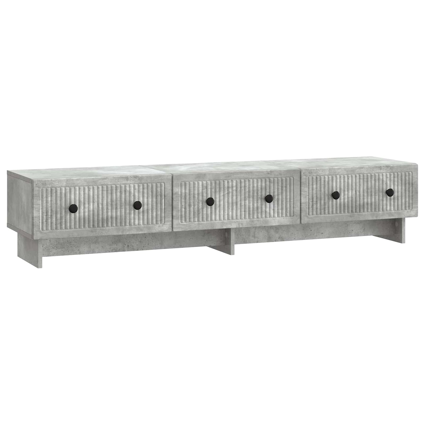 TV-skab 147 x 34,5 x 30 cm Betongrå Konstrueret træ