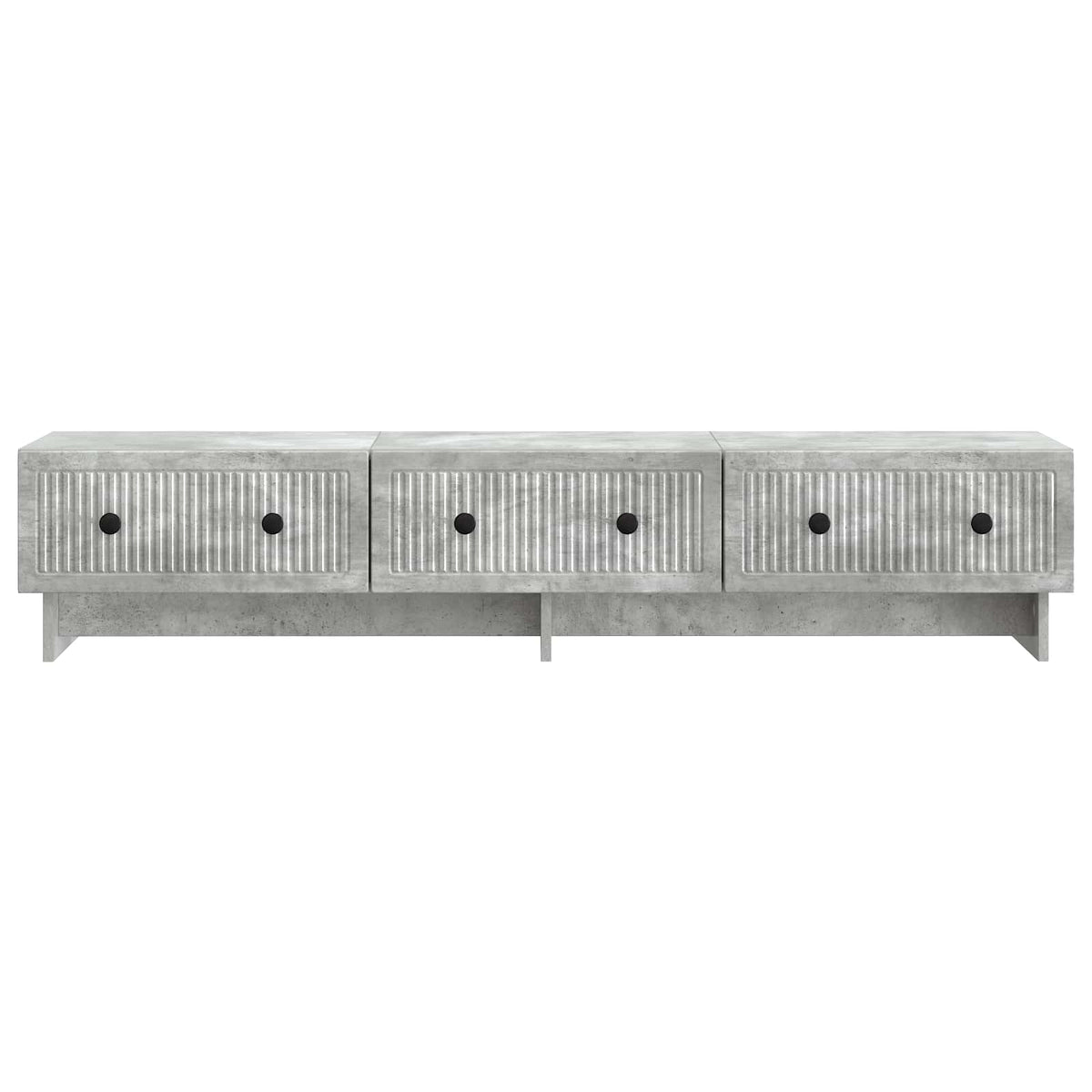 TV-skab 147 x 34,5 x 30 cm Betongrå Konstrueret træ