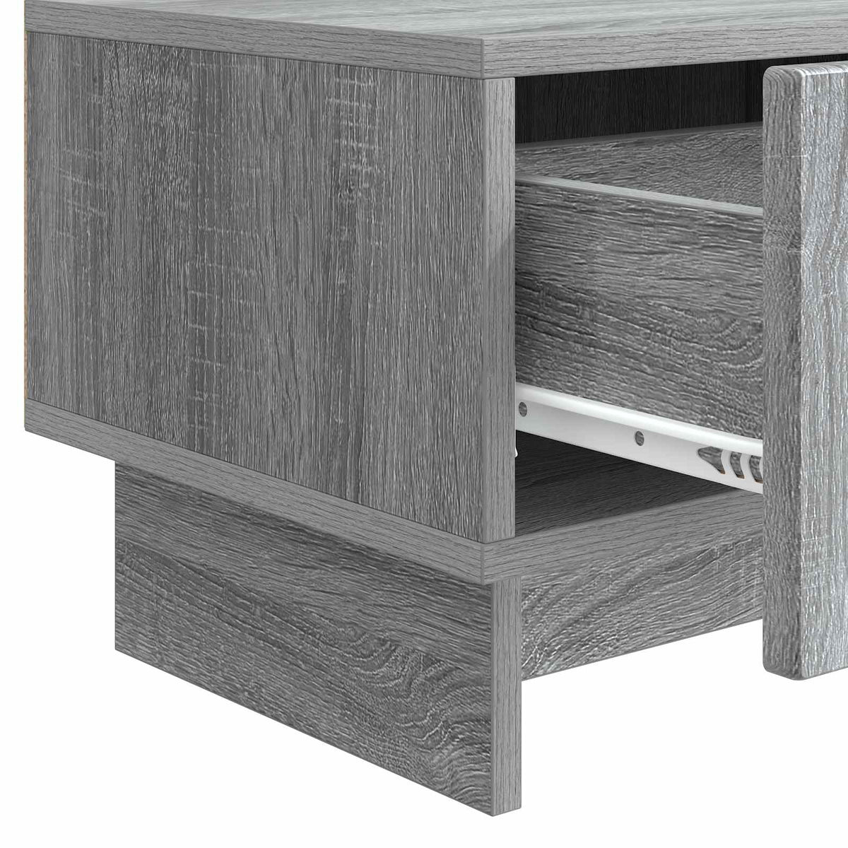 TV-skab 147 x 34,5 x 30 cm Grå sonoma-eg Konstrueret træ