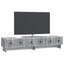 TV-skab 147 x 34,5 x 30 cm Grå sonoma-eg Konstrueret træ