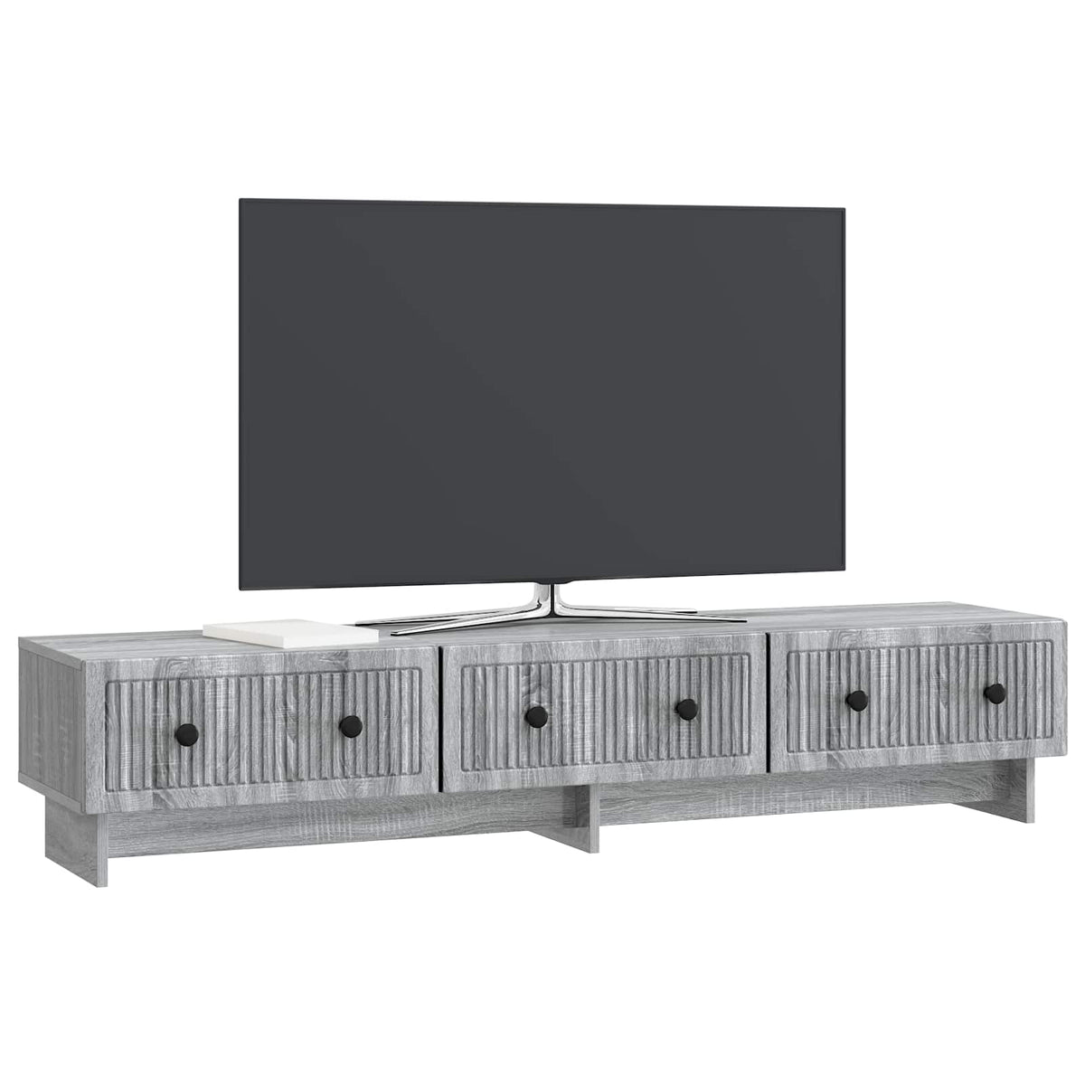 TV-skab 147 x 34,5 x 30 cm Grå sonoma-eg Konstrueret træ