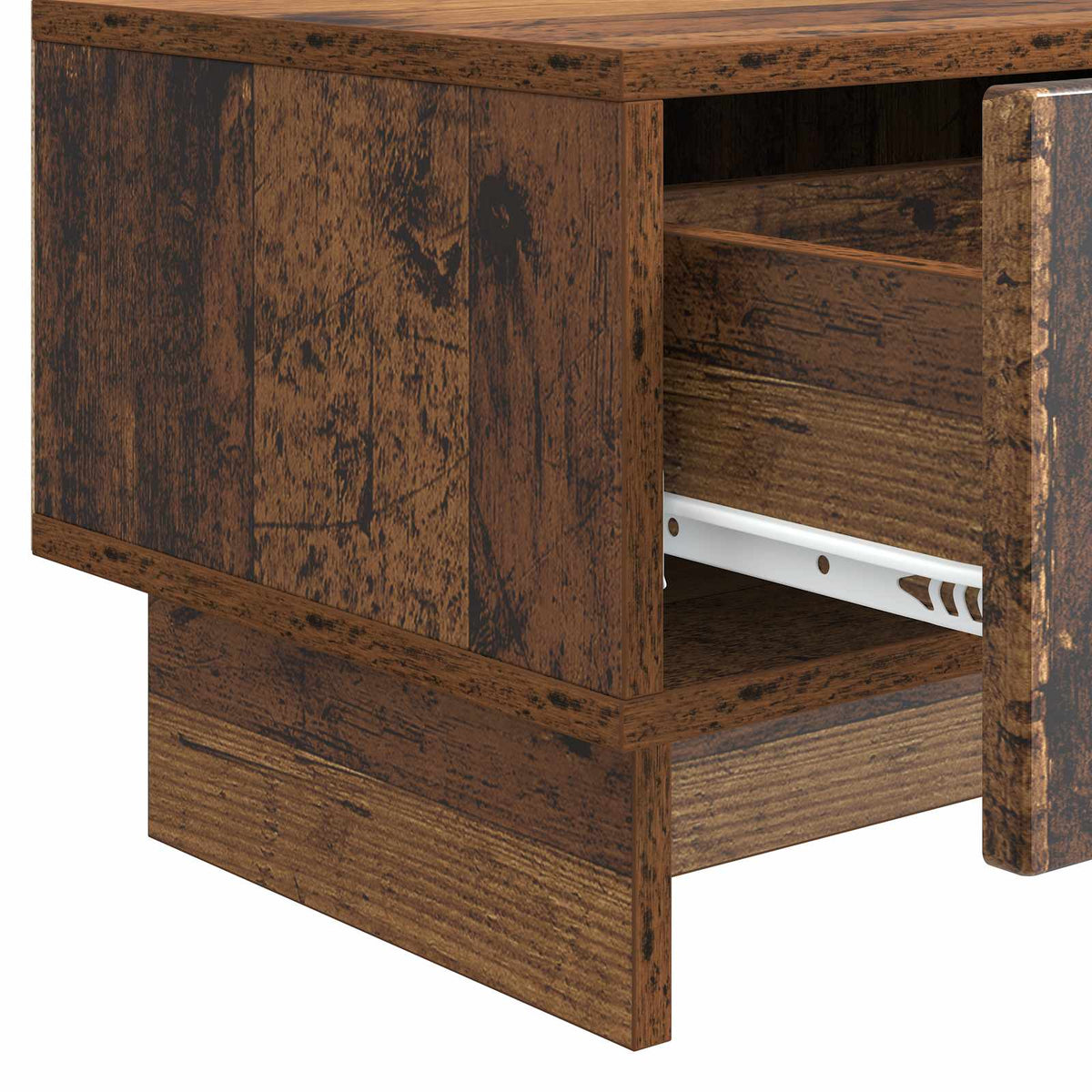 TV-skab 147 x 34,5 x 30 cm Gammelt træ Konstrueret træ