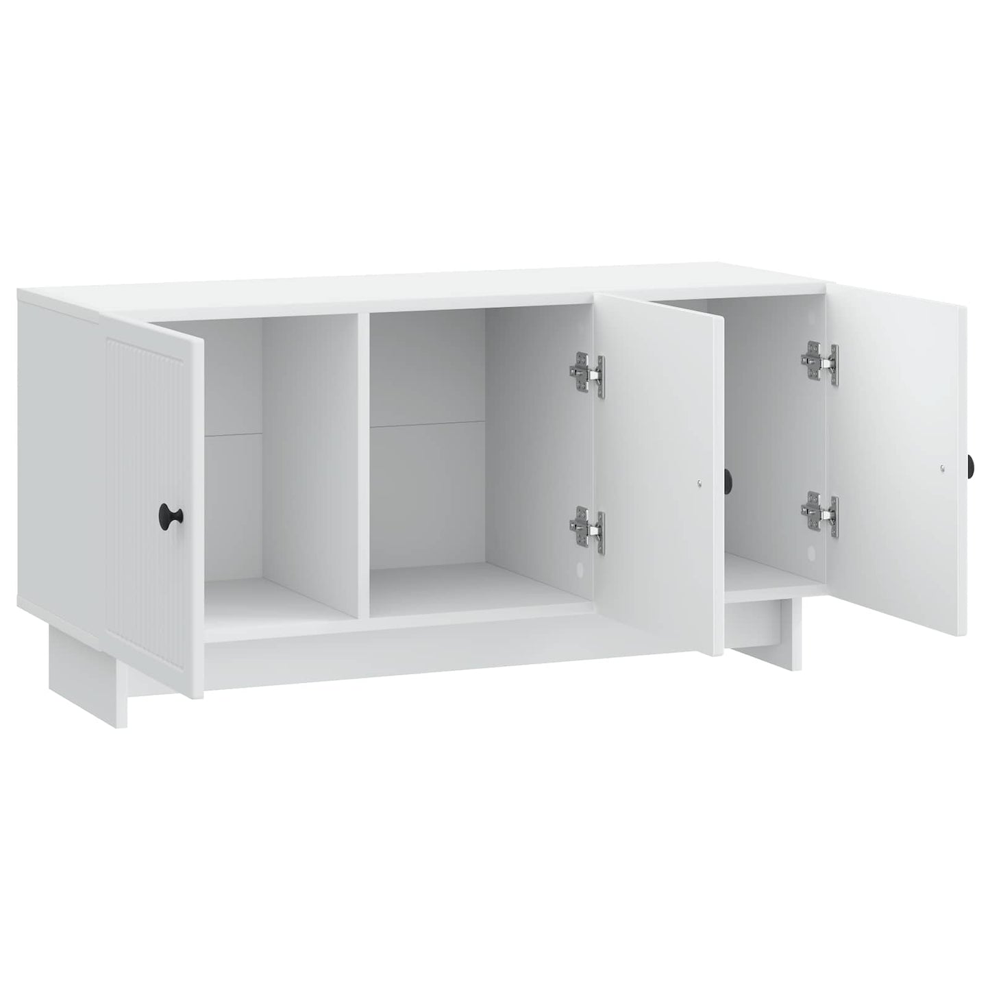 TV-skab Hvid 99 x 34,5 x 50 cm Konstrueret træ
