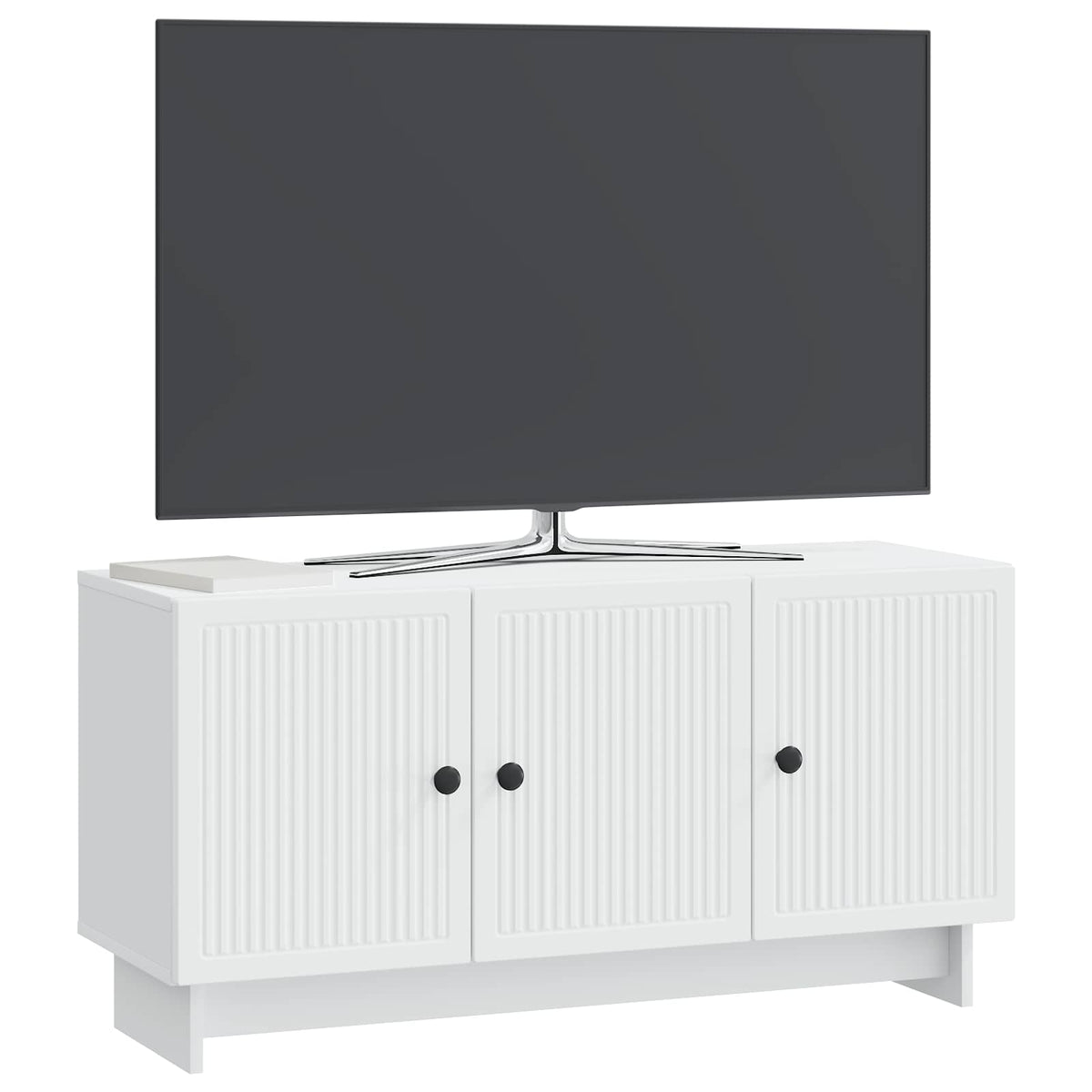 TV-skab Hvid 99 x 34,5 x 50 cm Konstrueret træ