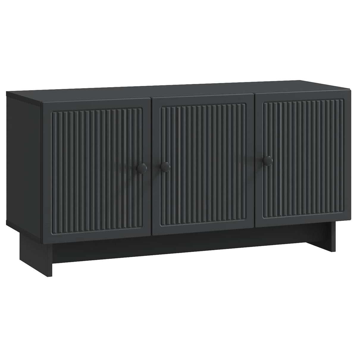 TV-skab 99 x 34,5 x 50 cm Sort Konstrueret træ