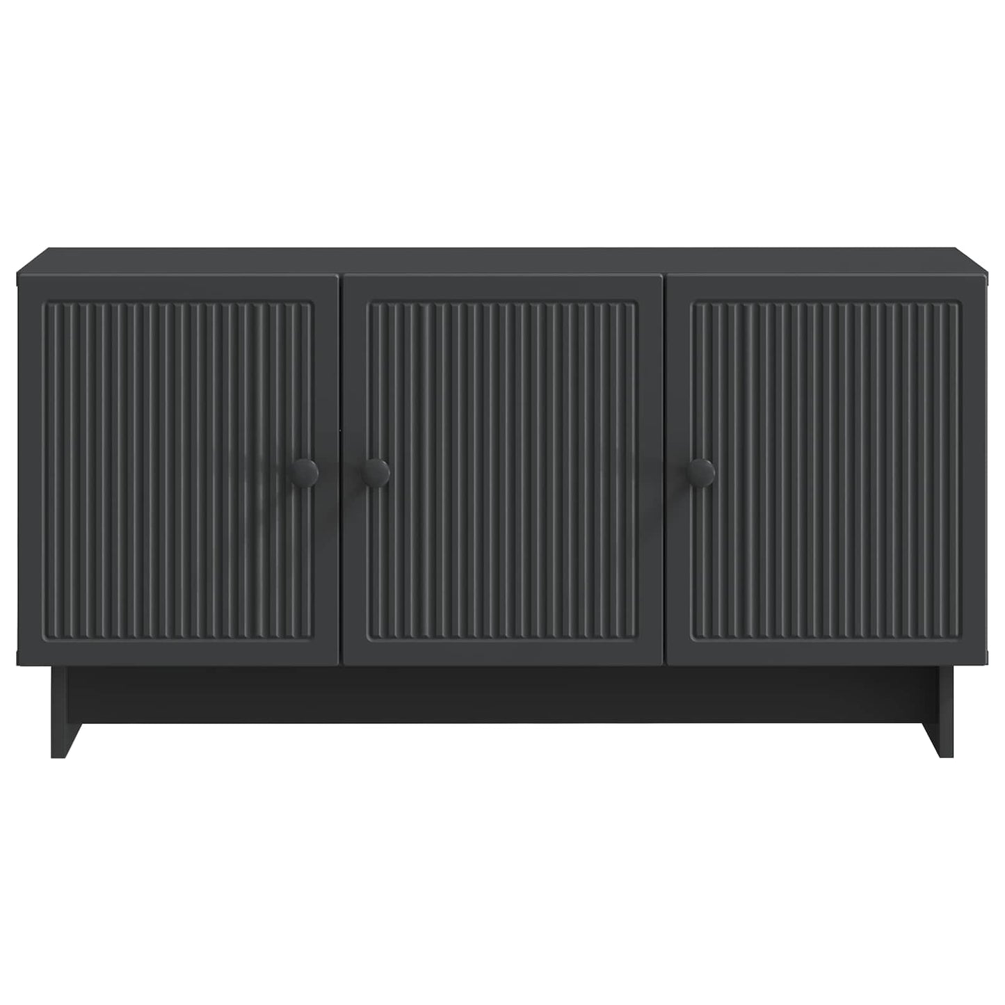TV-skab 99 x 34,5 x 50 cm Sort Konstrueret træ