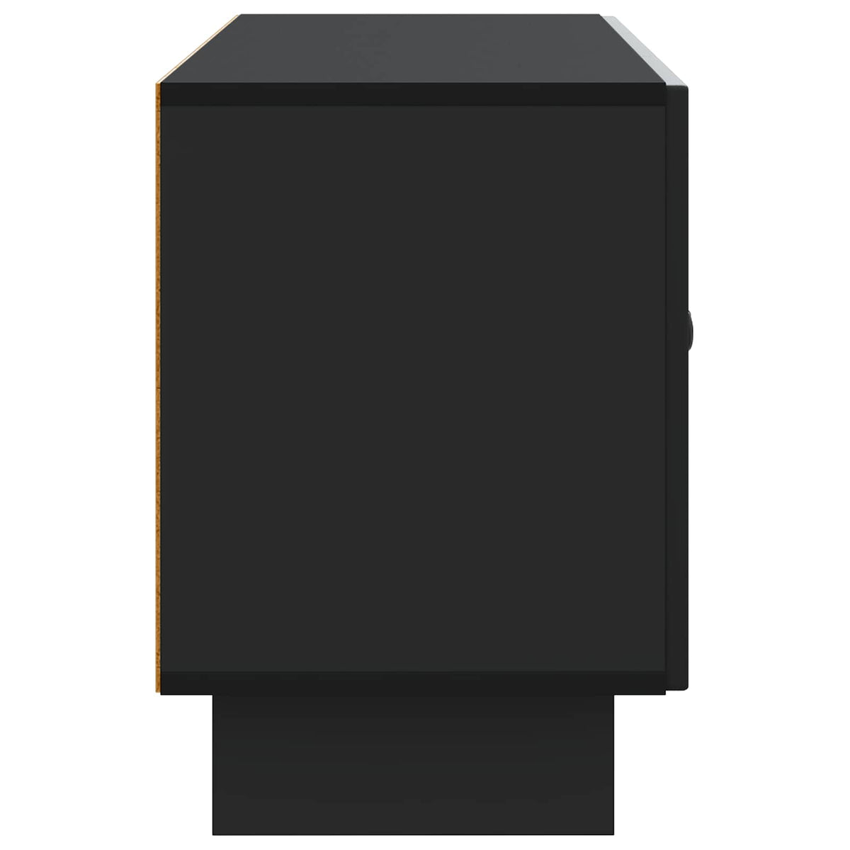TV-skab 99 x 34,5 x 50 cm Sort Konstrueret træ