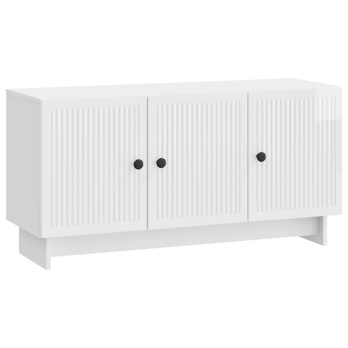 TV-skab 99 x 34,5 x 50 cm Hvid højglans Konstrueret træ