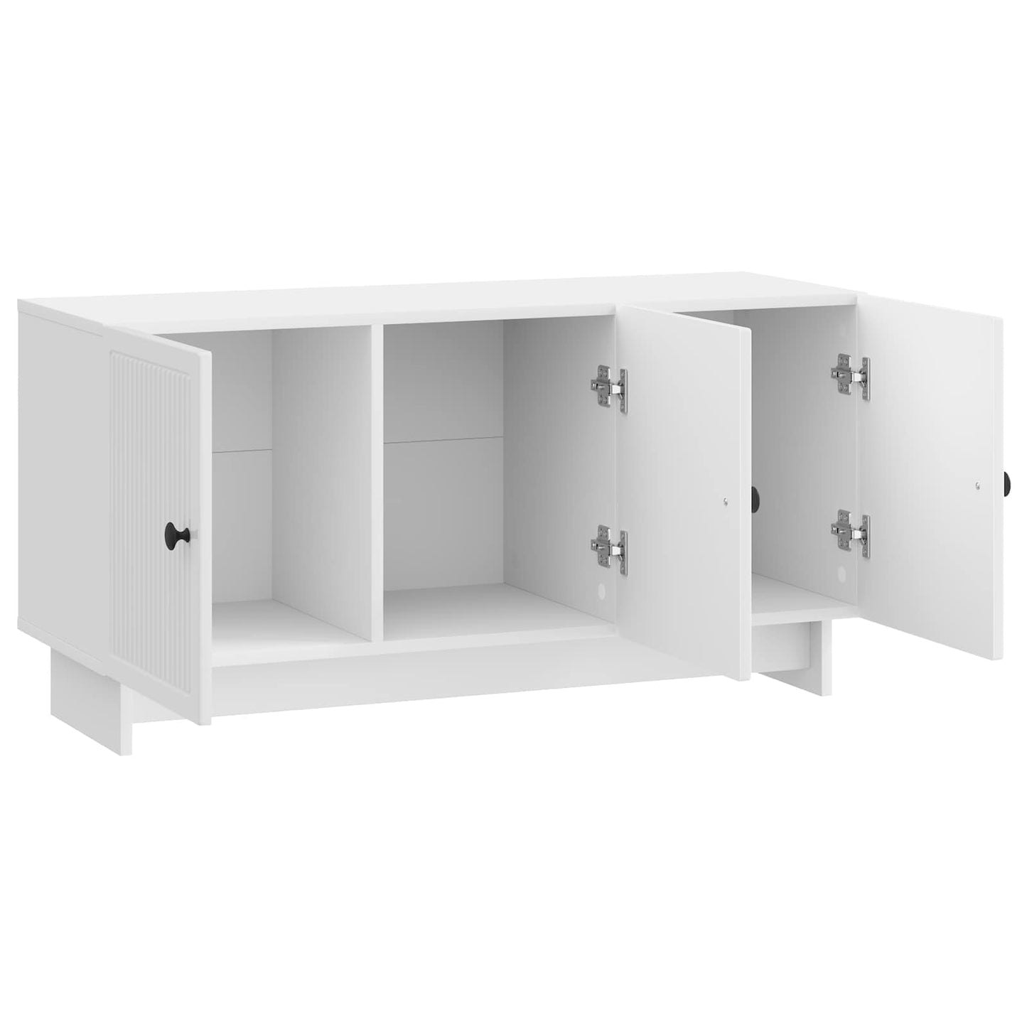 TV-skab 99 x 34,5 x 50 cm Hvid højglans Konstrueret træ