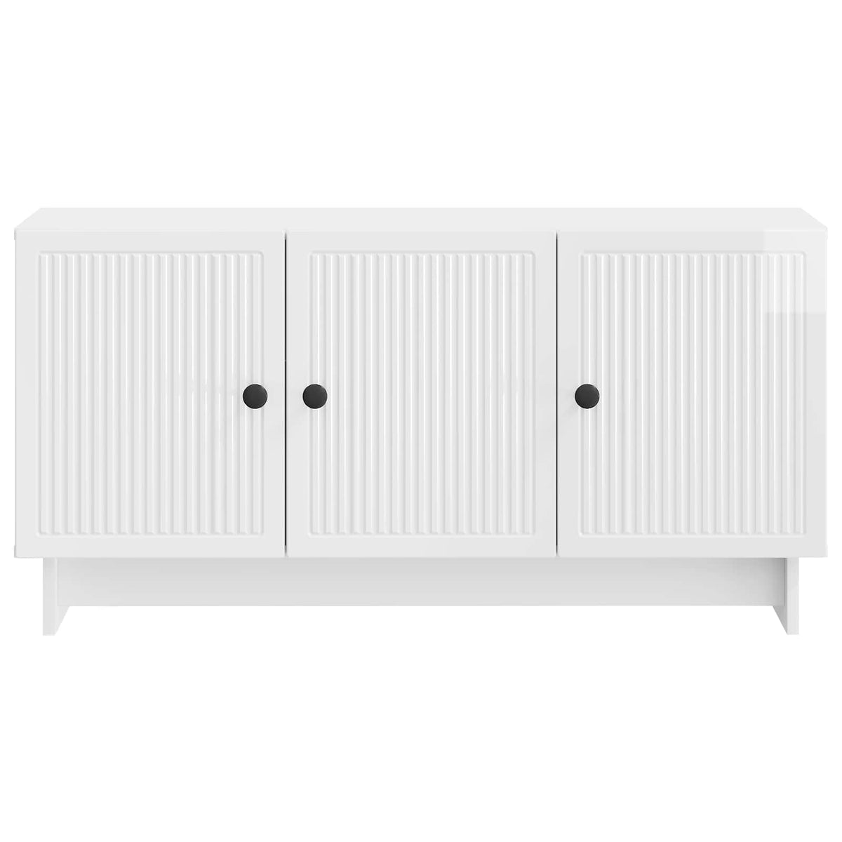 TV-skab 99 x 34,5 x 50 cm Hvid højglans Konstrueret træ