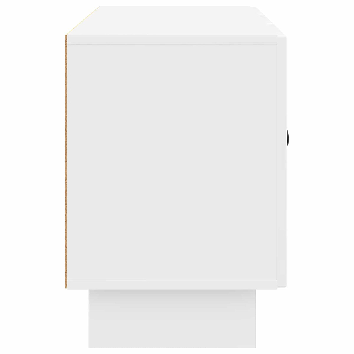 TV-skab 99 x 34,5 x 50 cm Hvid højglans Konstrueret træ