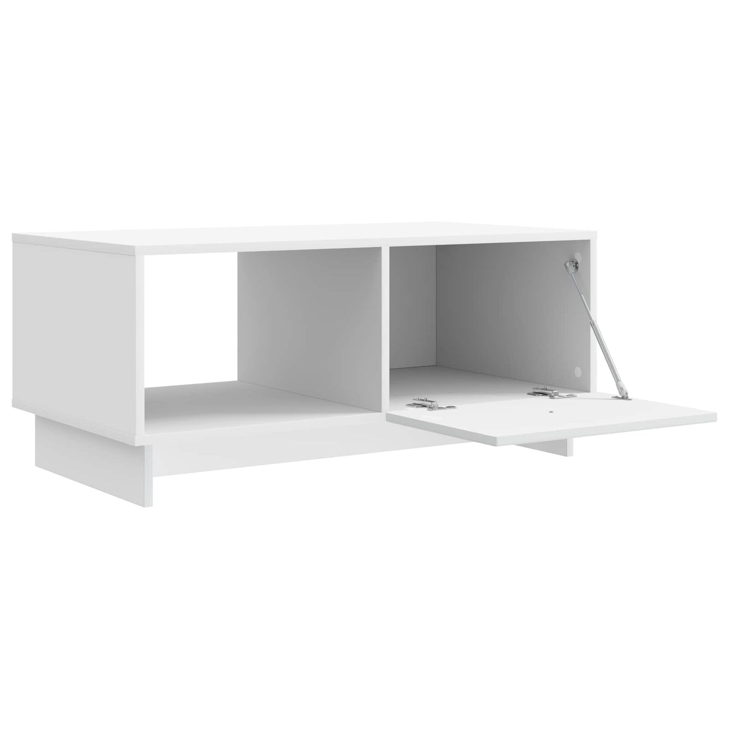Sofabord Hvid 90 x 50 x 40 cm Konstrueret træ