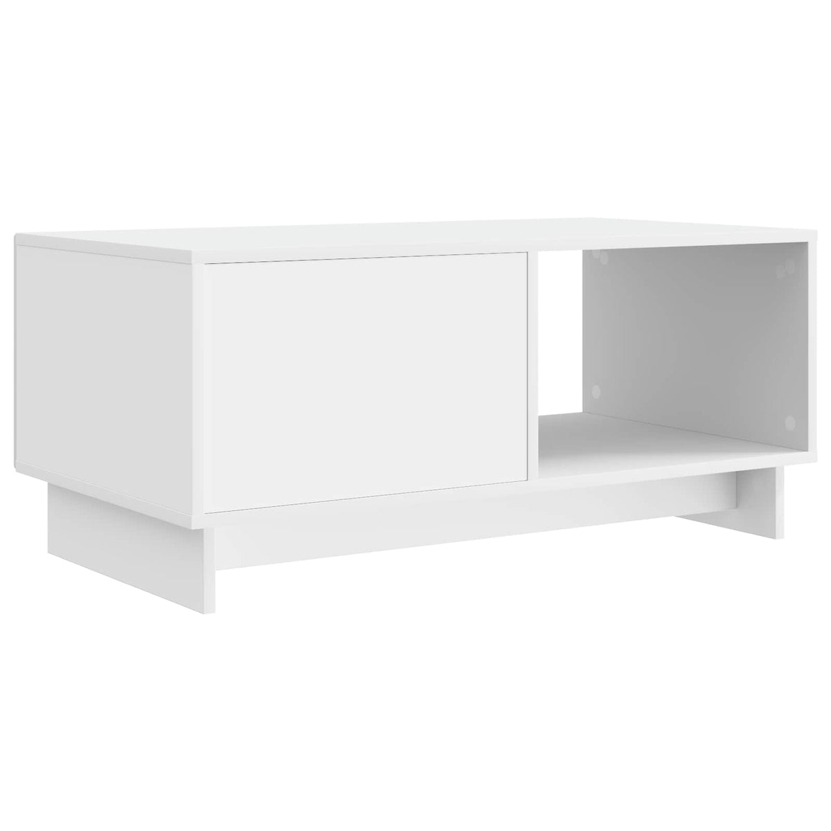 Sofabord Hvid 90 x 50 x 40 cm Konstrueret træ