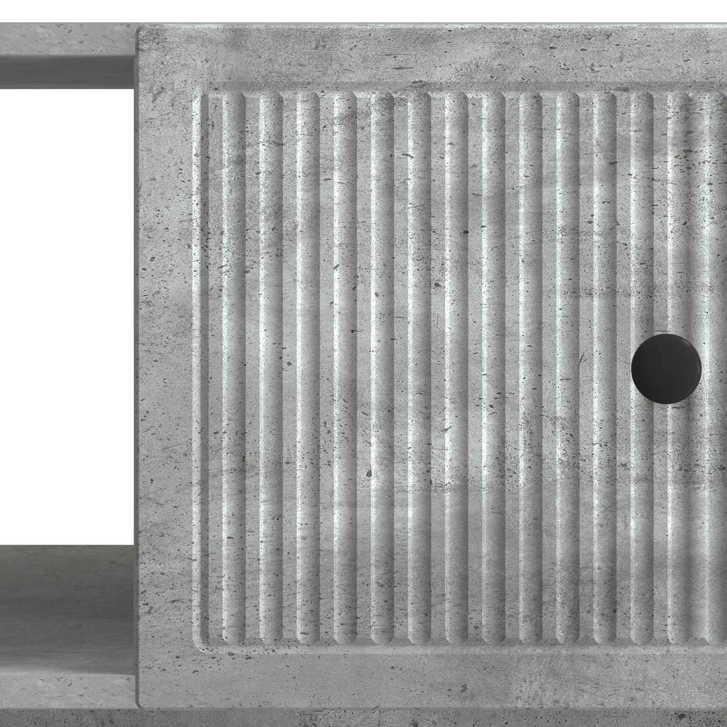 Sofabord Betongrå 90 x 50 x 40 cm Konstrueret træ