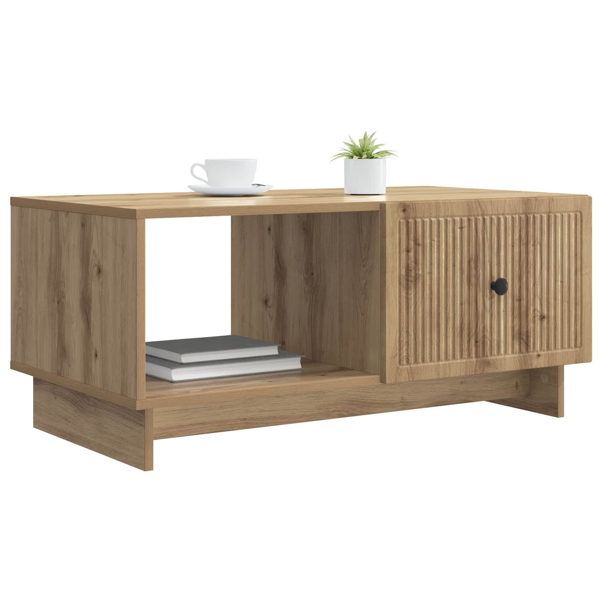 Sofabord Artisan-eg 90 x 50 x 40 cm Konstrueret træ