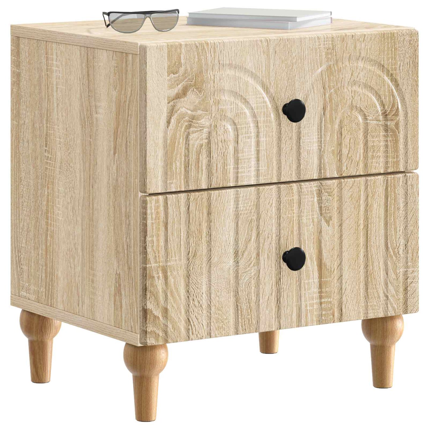 Natskab med skuffe Sonoma-eg 43 x 34,5 x 48 cm Konstrueret træ