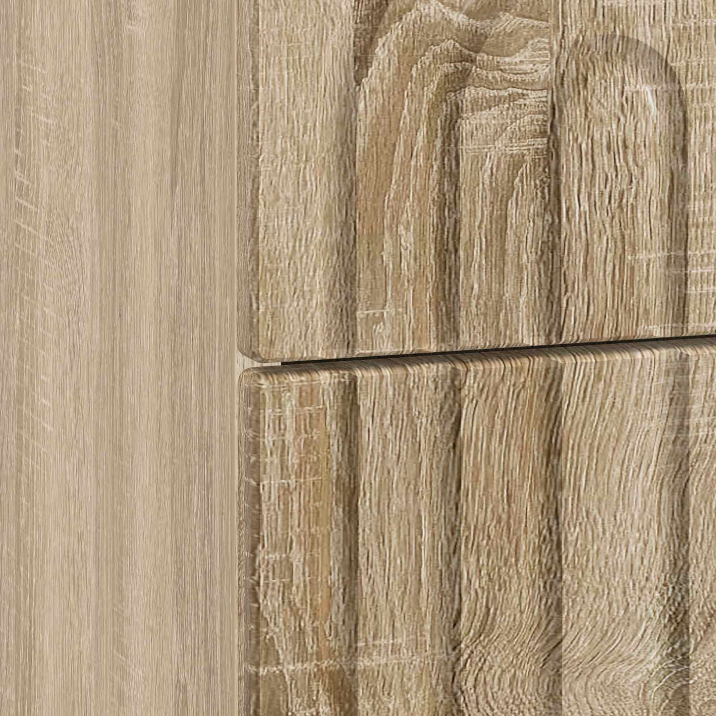 Natskab 2 stk. Sonoma-eg 43 x 34,5 x 48 cm Konstrueret træ
