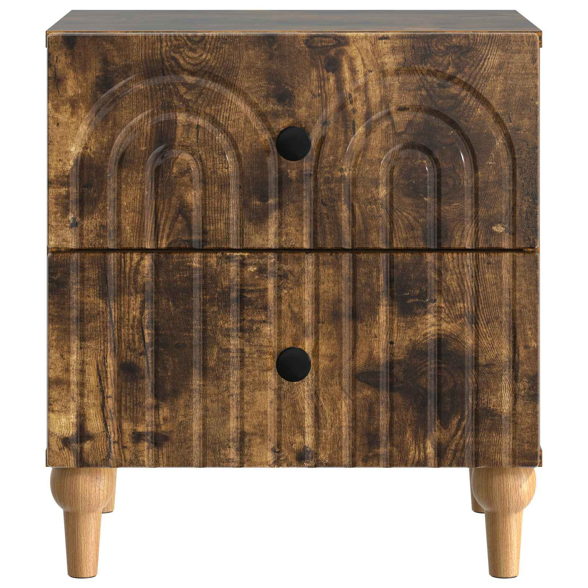 Natskab med skuffe Røget eg 43 x 34,5 x 48 cm Konstrueret træ