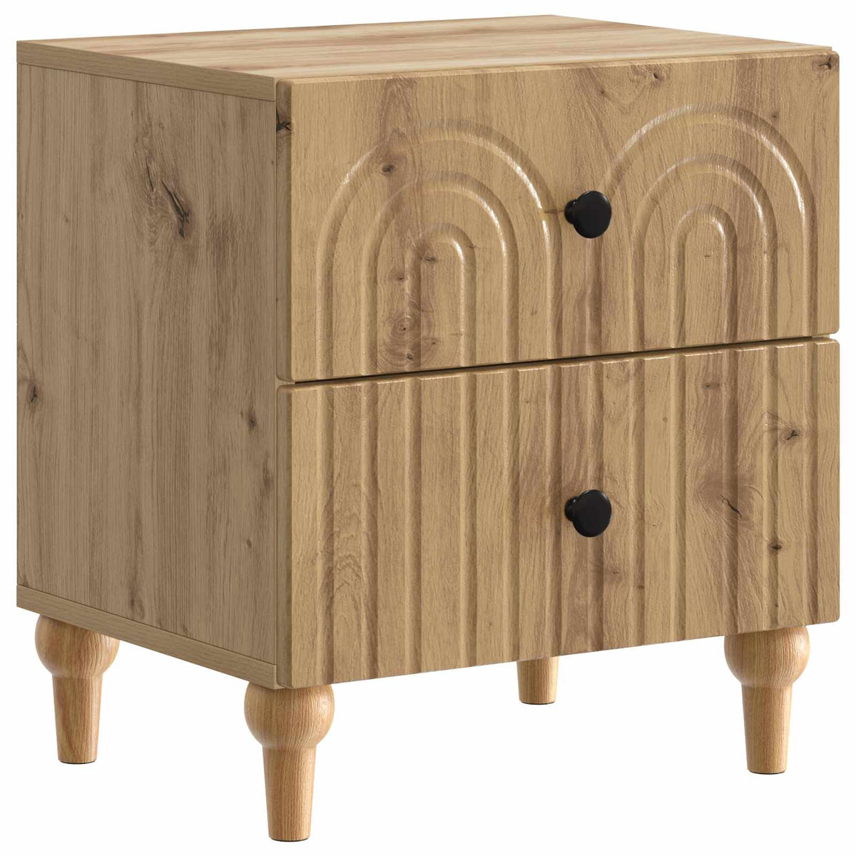 Natskab 2 stk. Artisan-eg 43 x 34,5 x 48 cm Konstrueret træ