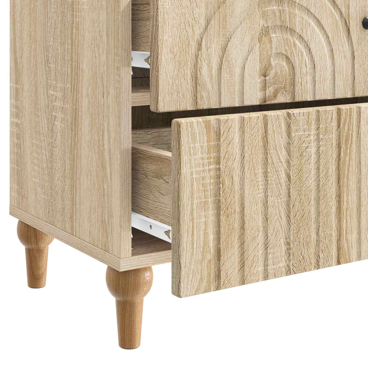 Natskab med skuffe Sonoma-eg 62 x 34,5 x 48 cm Konstrueret træ