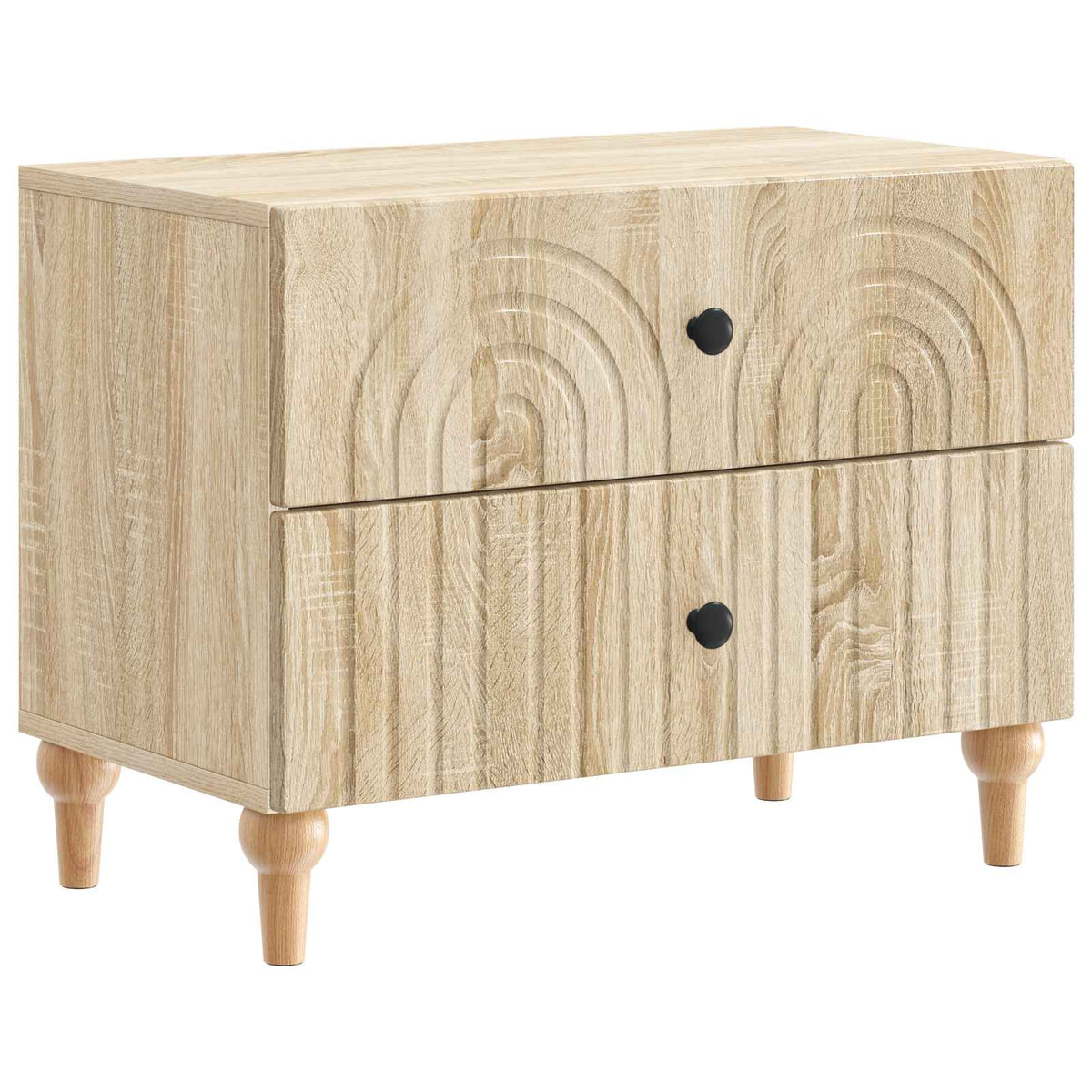 Natskab med skuffe Sonoma-eg 62 x 34,5 x 48 cm Konstrueret træ