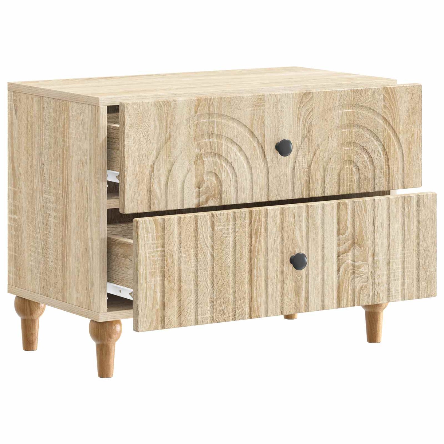 Natskab med skuffe Sonoma-eg 62 x 34,5 x 48 cm Konstrueret træ