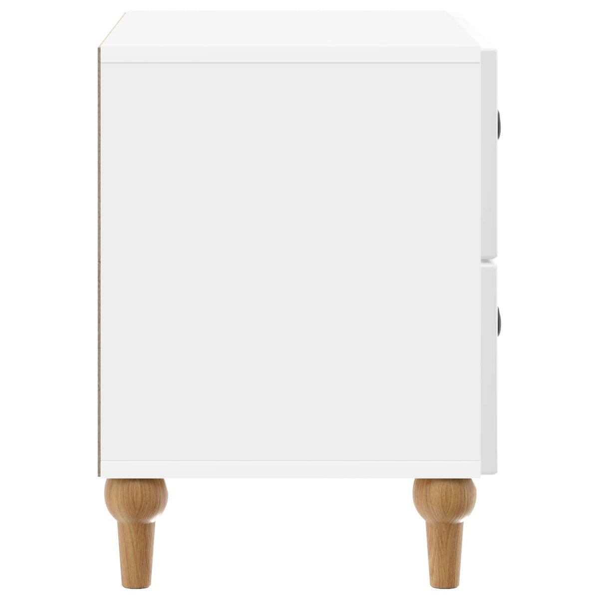 Natskab Hvid højglans 62 x 34,5 x 48 cm Konstrueret træ
