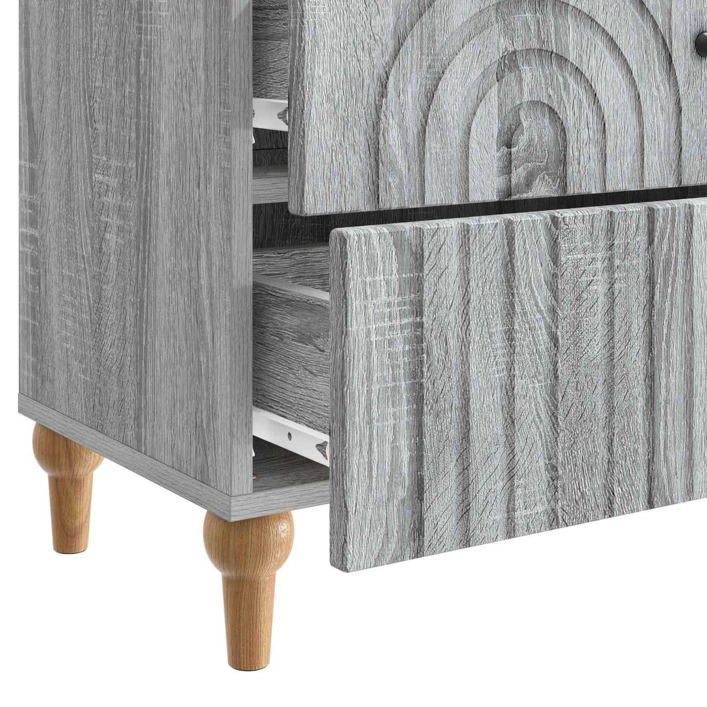Natskab Grå sonoma-eg 62 x 34,5 x 48 cm Konstrueret træ