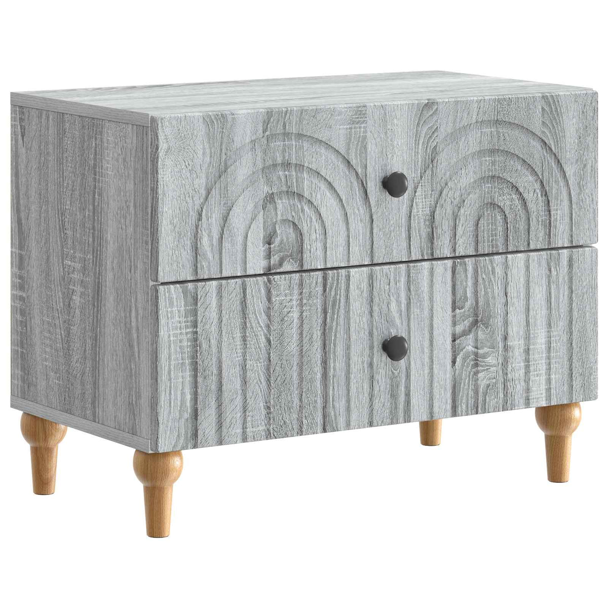 Natskab Grå sonoma-eg 62 x 34,5 x 48 cm Konstrueret træ
