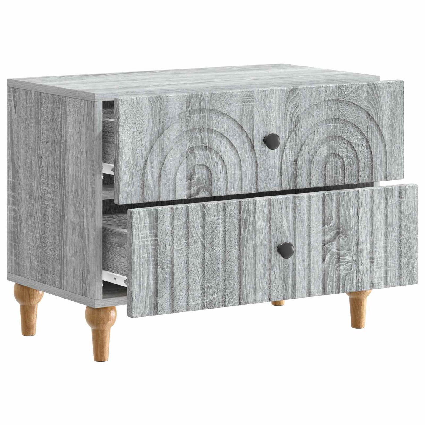Natskab Grå sonoma-eg 62 x 34,5 x 48 cm Konstrueret træ