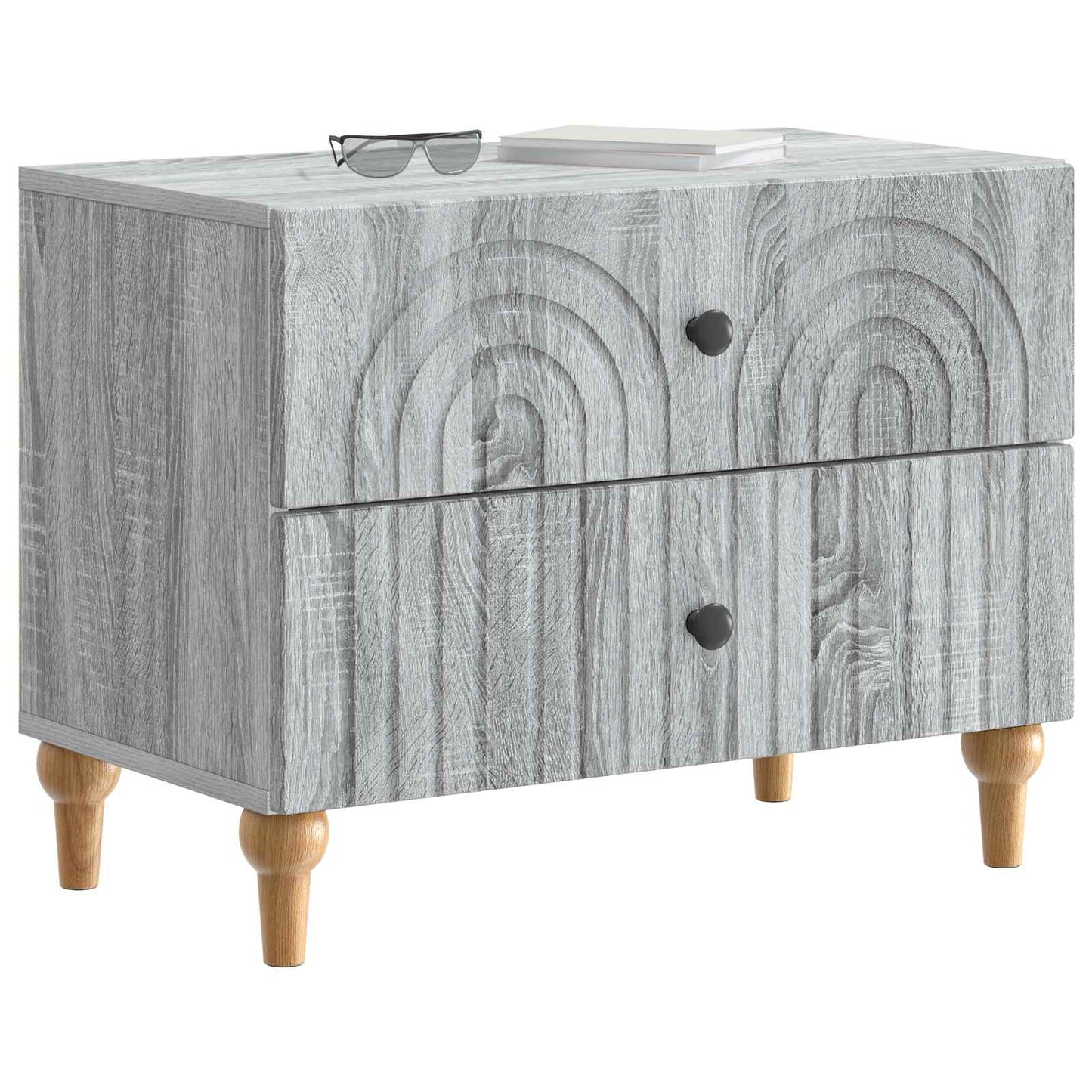 Natskab Grå sonoma-eg 62 x 34,5 x 48 cm Konstrueret træ