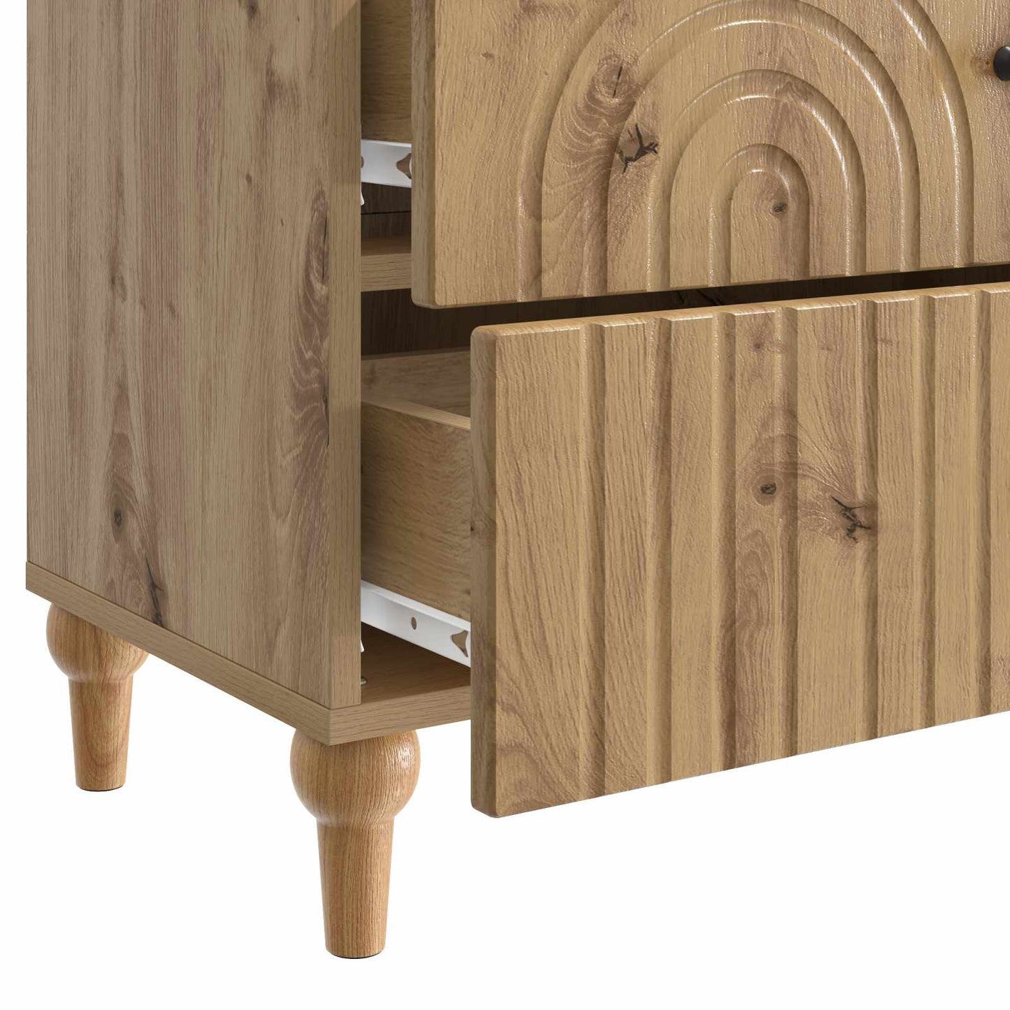 Natskab Artisan-eg 62 x 34,5 x 48 cm Konstrueret træ