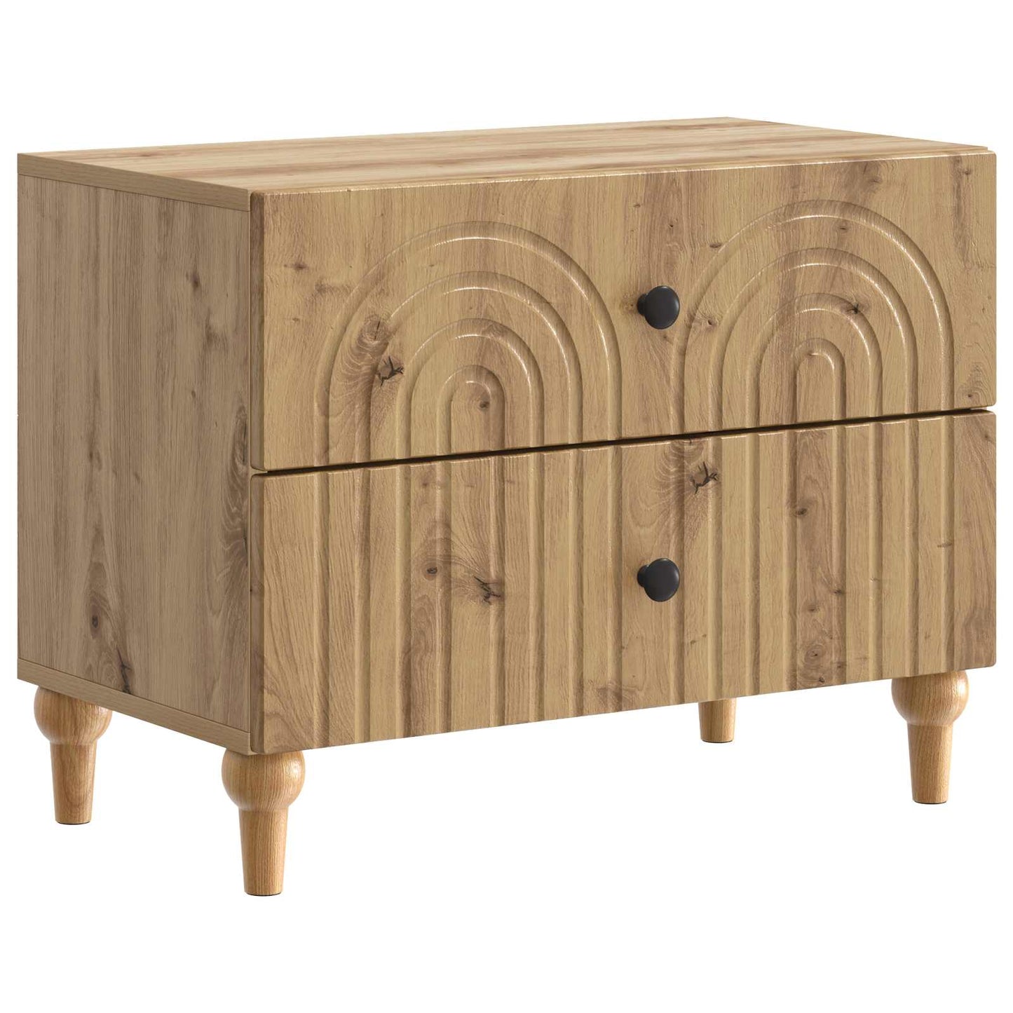 Natskab Artisan-eg 62 x 34,5 x 48 cm Konstrueret træ