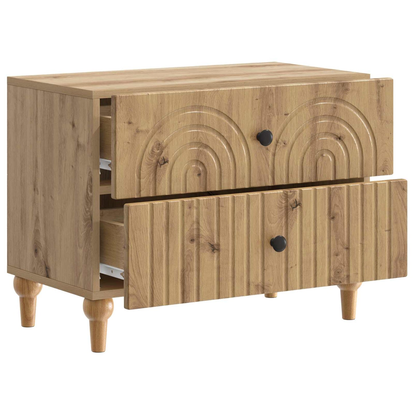 Natskab Artisan-eg 62 x 34,5 x 48 cm Konstrueret træ