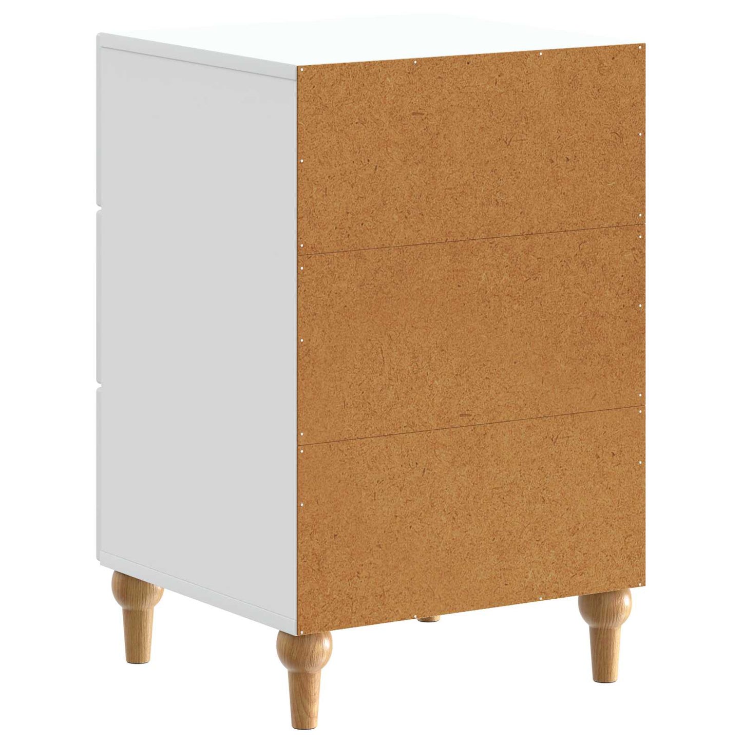Natskab med skuffe Hvid 43x 41 x 66,5 cm Konstrueret træ