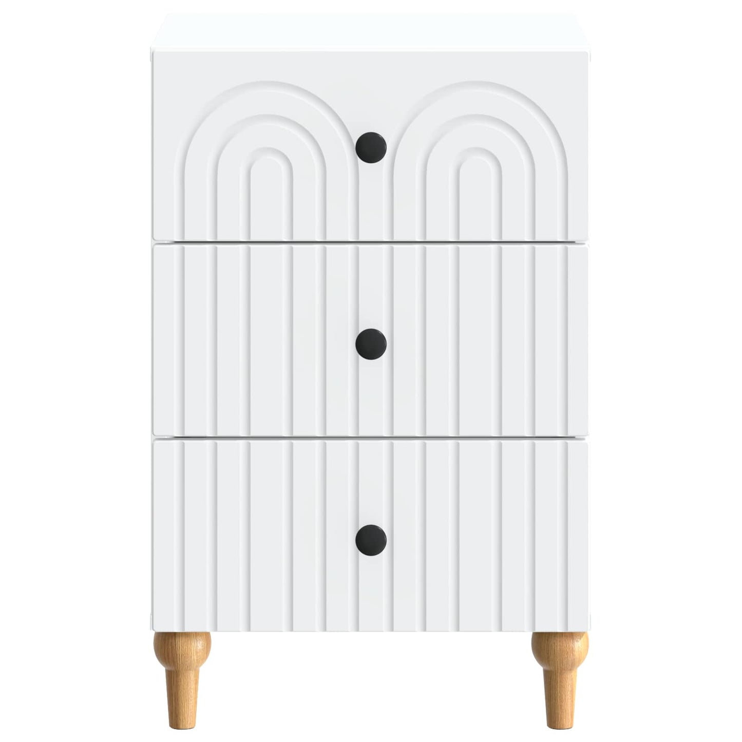Natskab med skuffe Hvid 43x 41 x 66,5 cm Konstrueret træ
