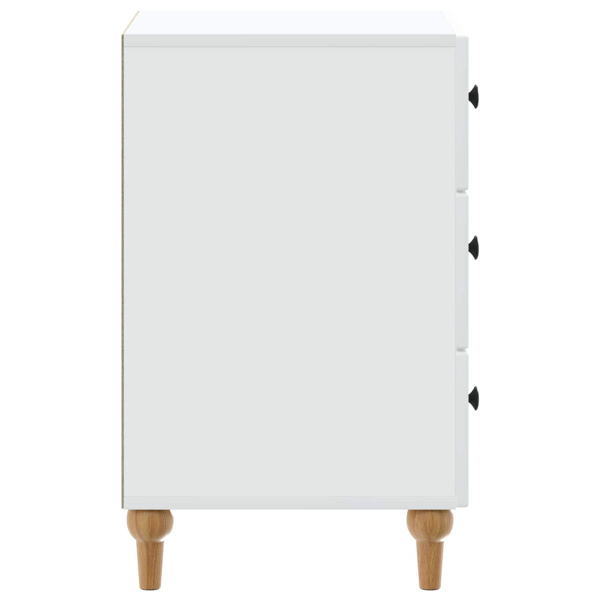 Natskab med skuffe Hvid 43x 41 x 66,5 cm Konstrueret træ