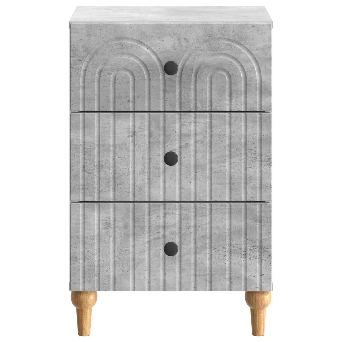 Natskab Betongrå 43x 41 x 66,5 cm Konstrueret træ