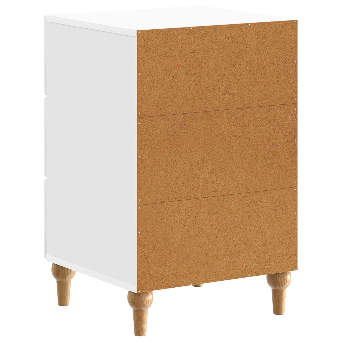 Natskab Hvid højglans 43x 41 x 66,5 cm Konstrueret træ