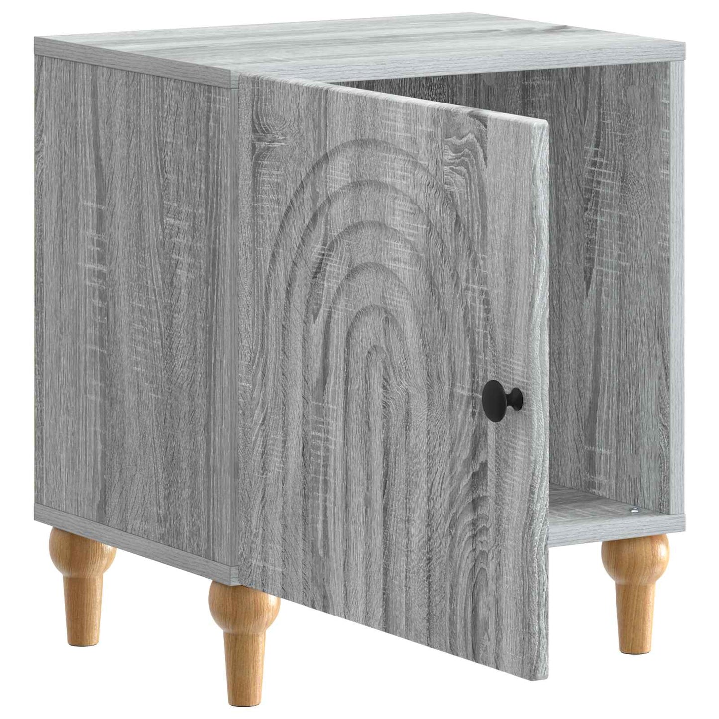 Natskab 2 stk. Grå sonoma-eg 43 x 34,5 x 50 cm Konstrueret træ