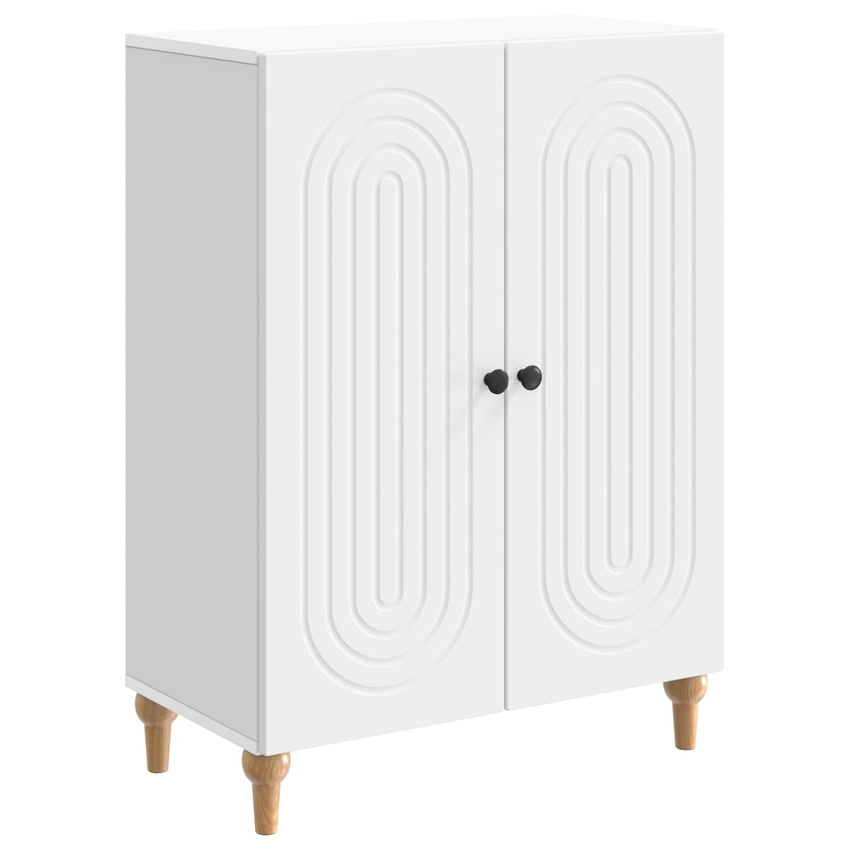 Sideboard Hvid 66 x 34,5 x 90 cm Konstrueret træ